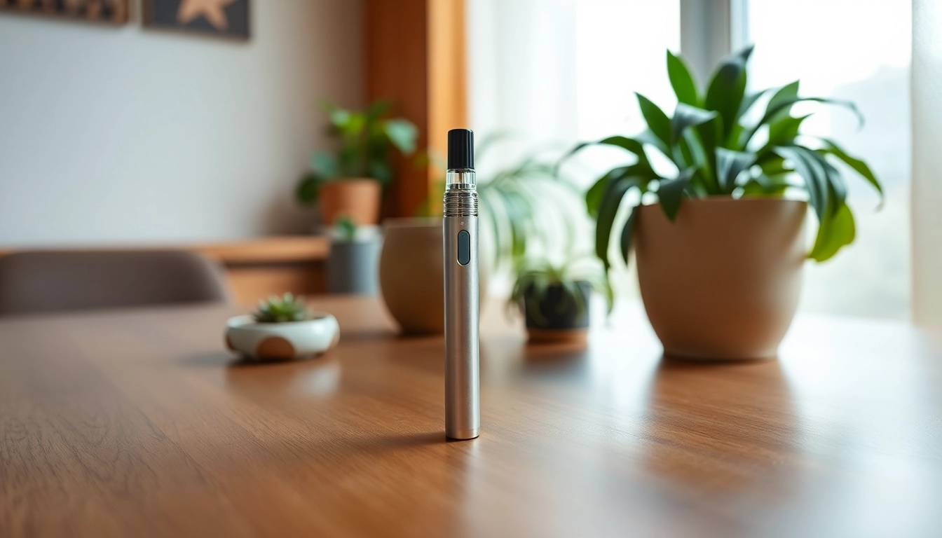 Experience the spacestix dmt vape highlighted in a serene setting with calming ambiance.